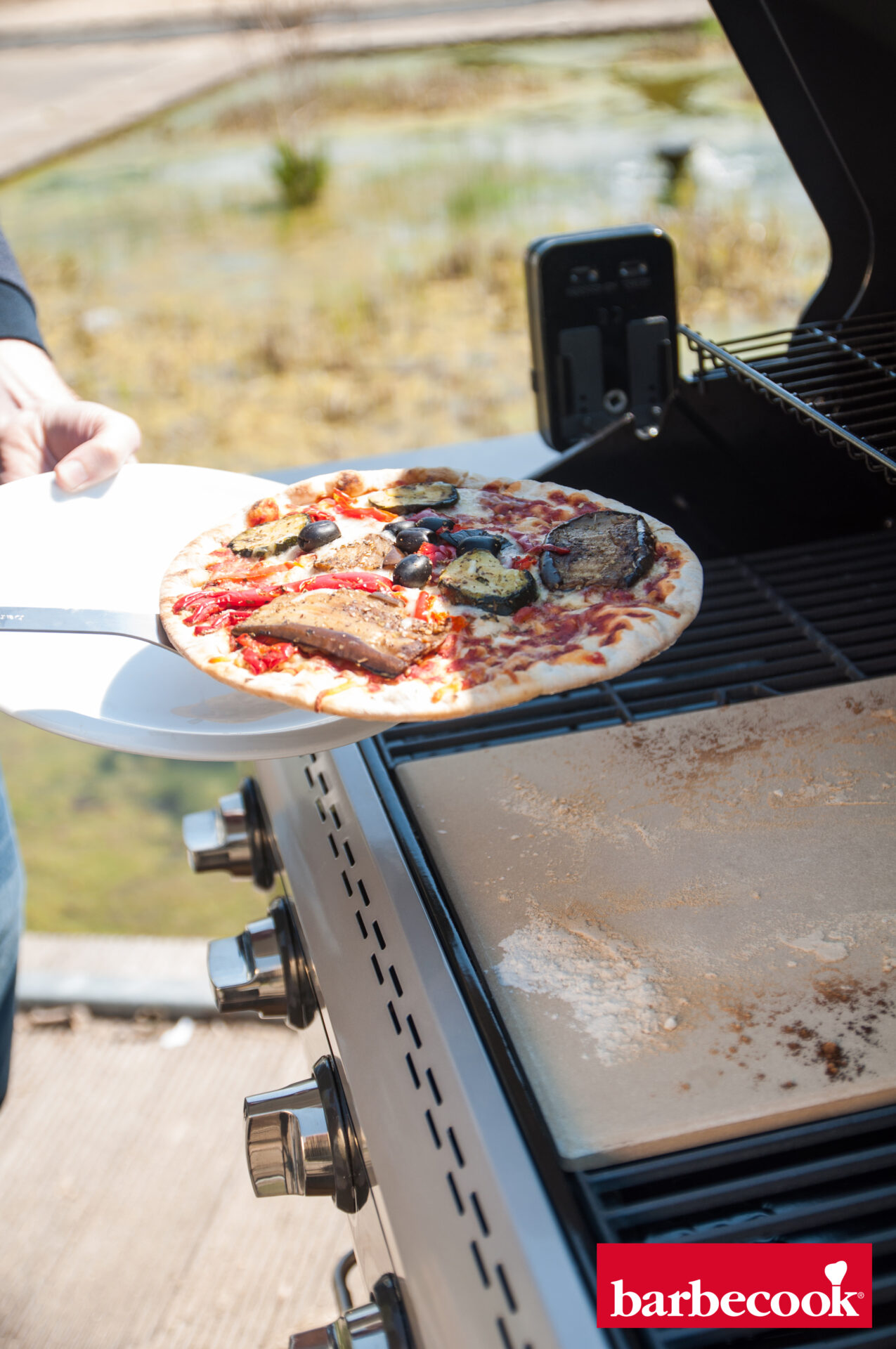 Pitsakivi Barbecook 43 x 35 x 1,2 cm, leegikindel savi