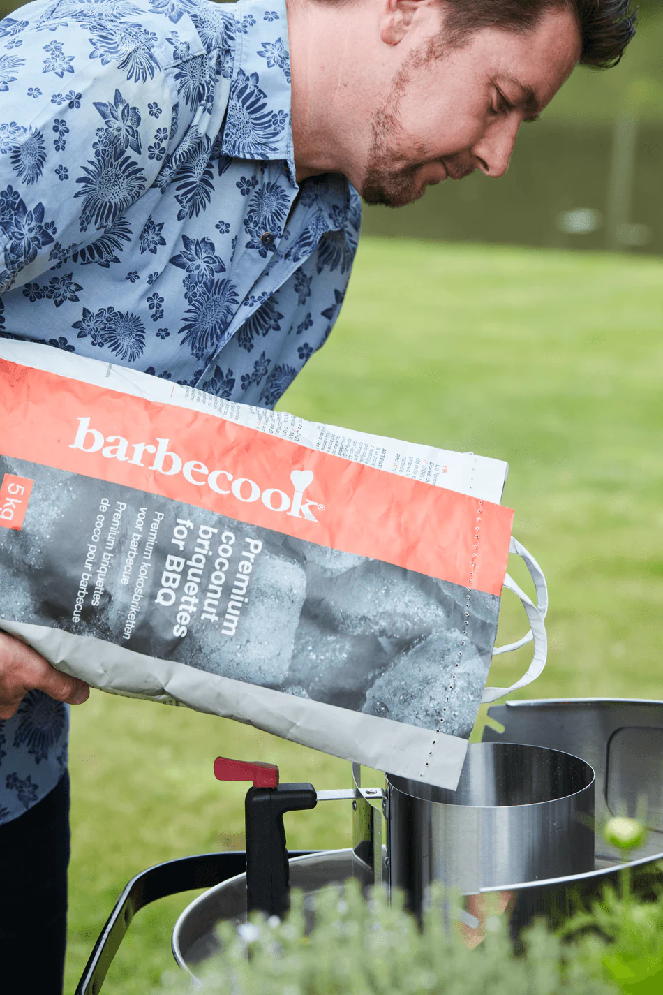 Premium brikett Barbecook, kookospähkli koor, 5 kg