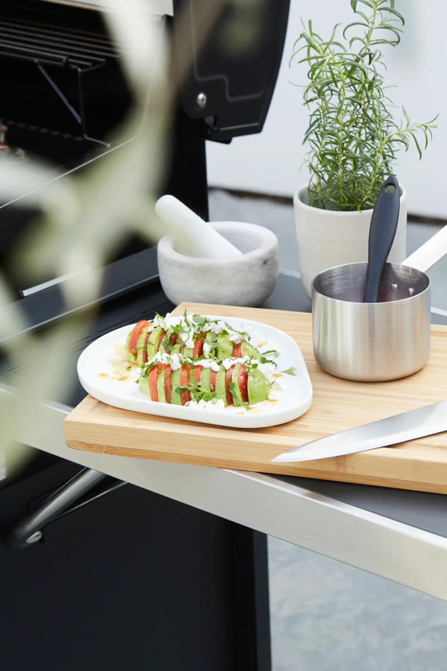 Marinaadinõu silikoonharjaga Barbecook, roostevaba teras