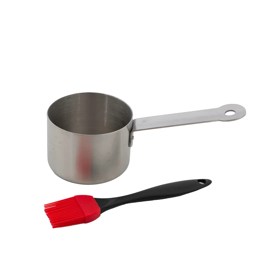 Marinaadinõu silikoonharjaga Barbecook, roostevaba teras