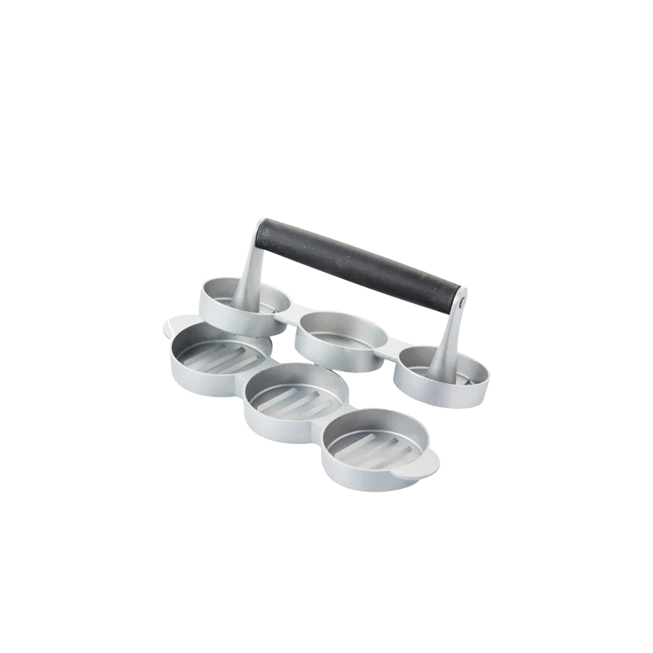 Minihamburgeripress kolmele burgerile Barbecook