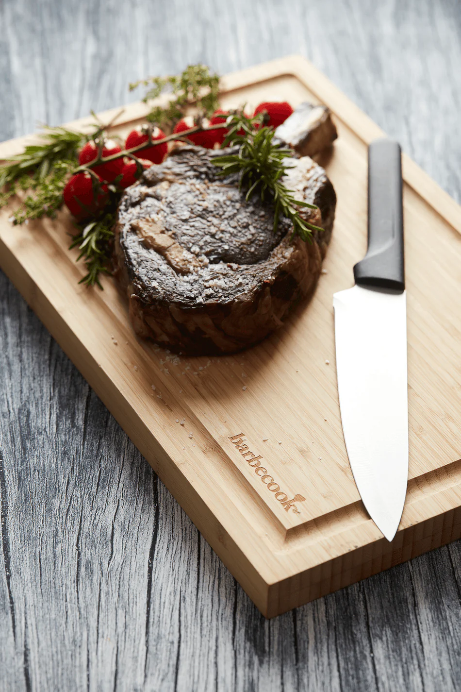 Bambusest lõikelaud soonega FSC® Barbecook, 50 × 35 × 3 cm